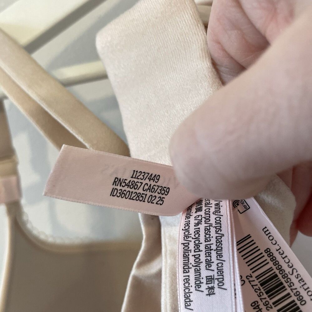 NWT Victoria’s Secret Body By Victoria Perfect Shape Bra Nude 36D - Picture 8 of 8